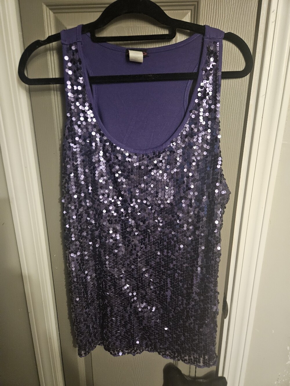 BRAND NEW ** Purple Sequin Tank Top - Women